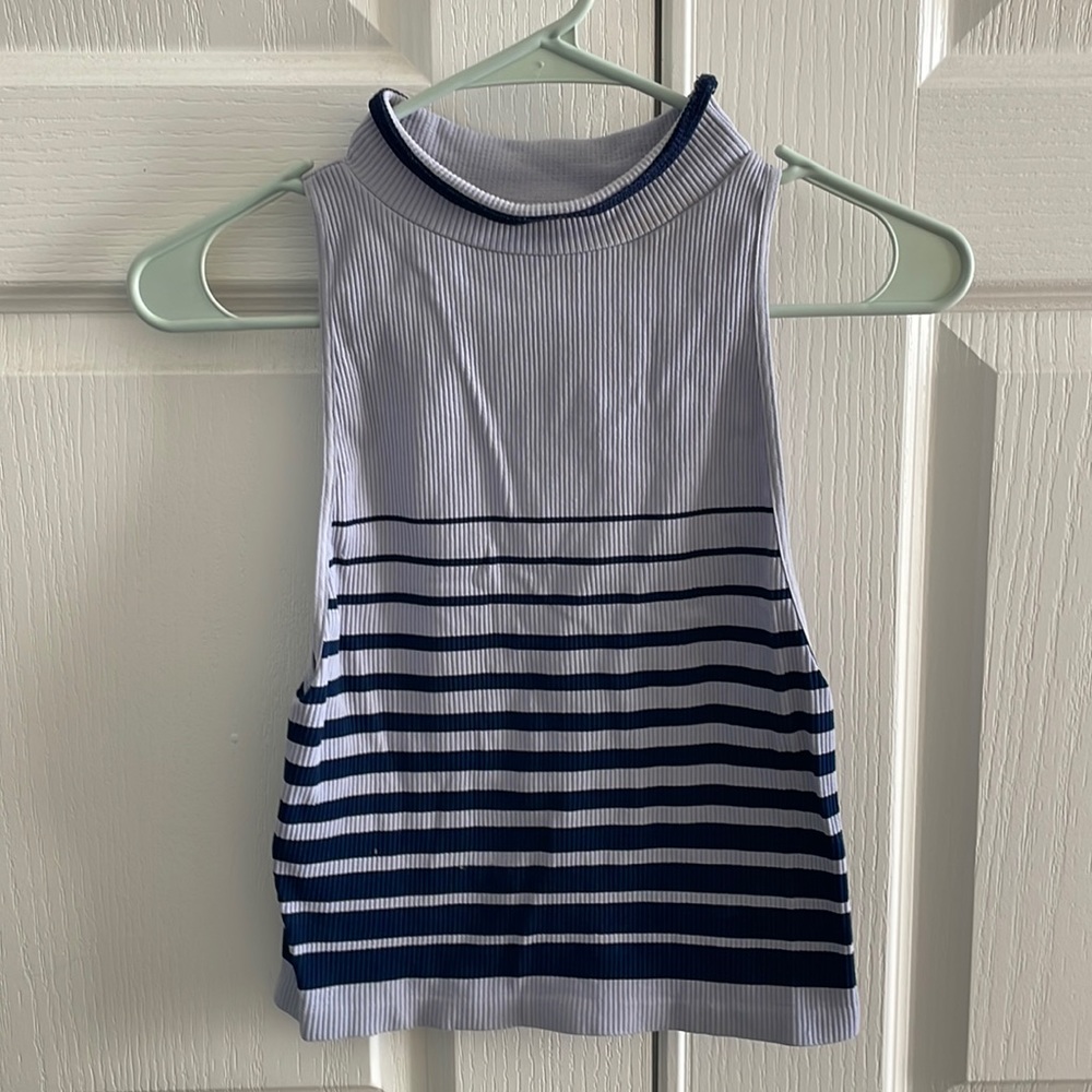 Free people striped tank, size M
